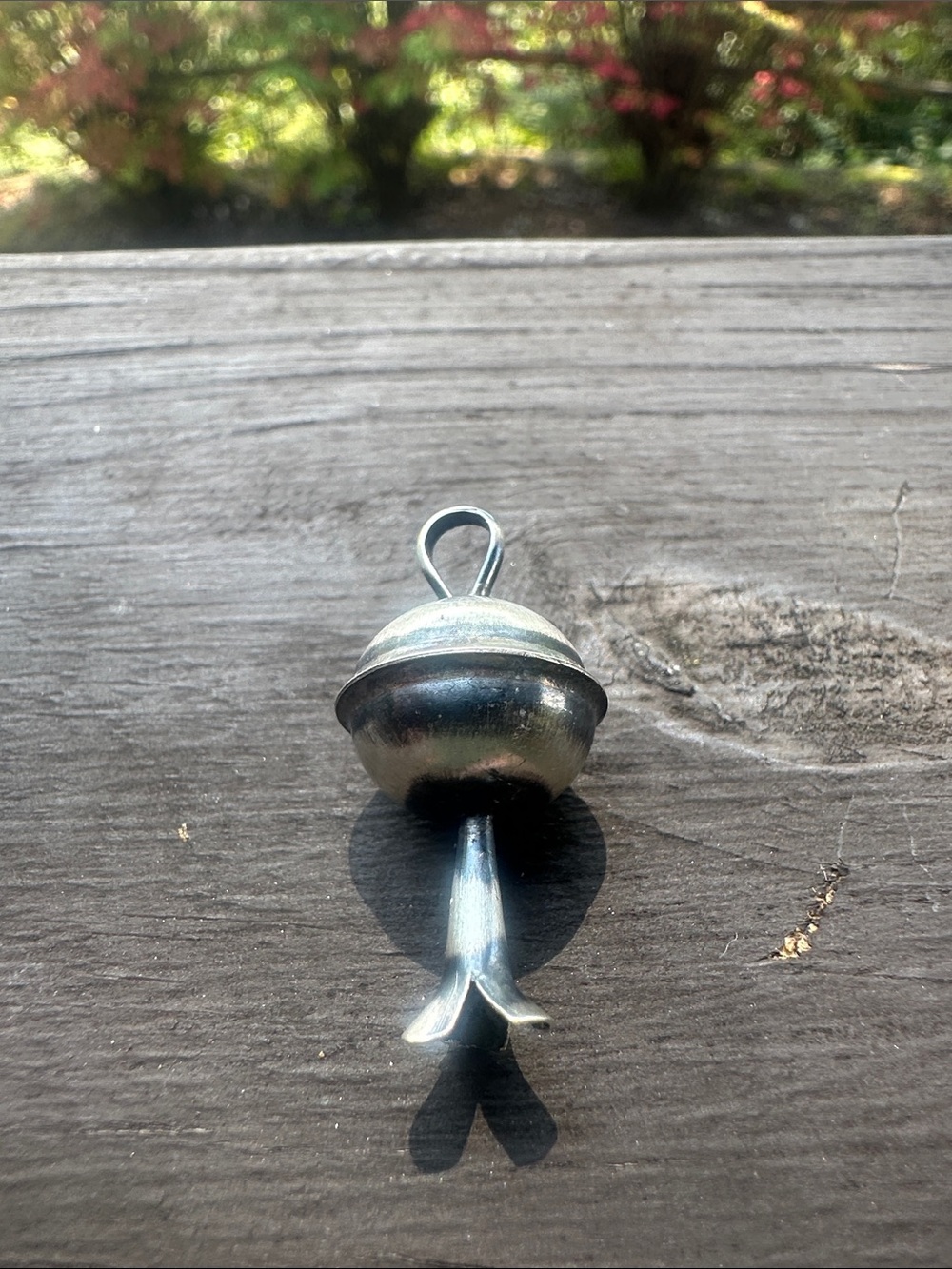 Navajo Handmade Sterling Silver Squash Blossom Pendant